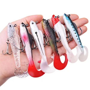 6PCS Soft Silicone Fishing Lures