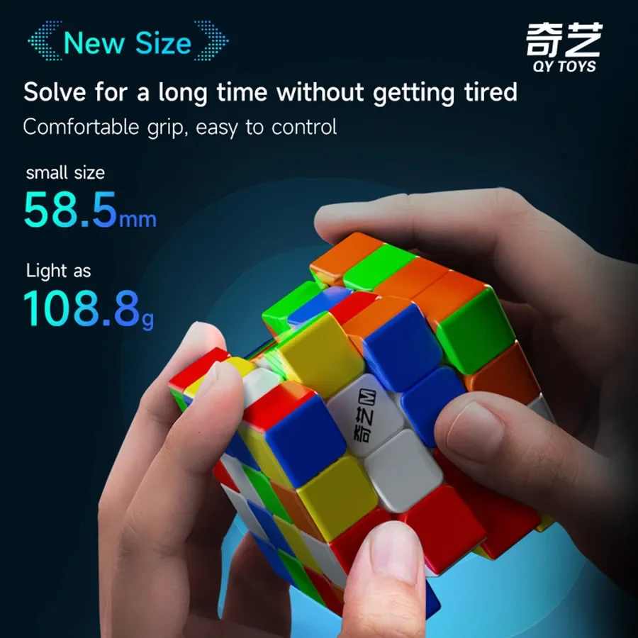QiYi M Pro 4x4 Magnetic Speedcube 4 by 4 Magnetic Magic Cube Professional 4×4 Speed Puzzle Children's Gift Toys - Image 3