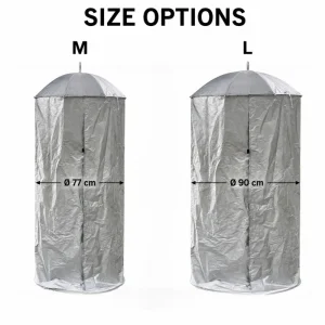 Portable Pop Up Camping Shower Tent Privacy Shelter Changing Room Toilet Outdoor Car Tailgate Quick Setup Dome Instant Travel - Thumbnail Image 5